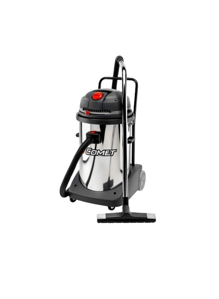 COMET Italian Industrial Vacuum Cleaner 80L – 3 Powerful Motors – 3000W High Performance Suction